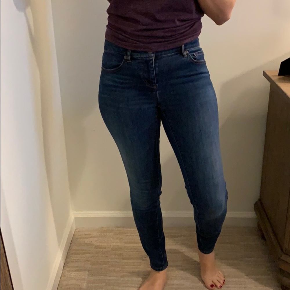 Dark Wash Legging Jean by LOFT